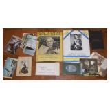 Ephemera & More Lot w/ Joan Crawford Puzzle,