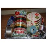 Pan Full of Decorating/Wrapping Ribbon