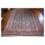 Antique Persian 4 Border Area Rug 124 x 85