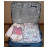 Skyway Lightweight Suitcase Full of Bed Linens