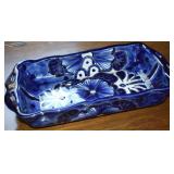 Mexican Handpainted Art Pottery Flowers Baking