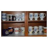 Kitchen Cabinet Contents Lot: Mugs w/ Pfaltzgraff+