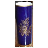 Vtg Neuerer W. Germany Echt-Kobalt Porcelain Vase