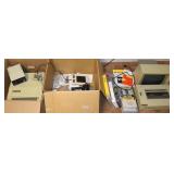 Vintage Apple IIe Computer w/ Monitor, Printer,