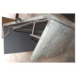 Vintage Folding Metal Table 72" L Opened