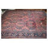 Antique Persian Lilihan-style 6 Border Area Rug