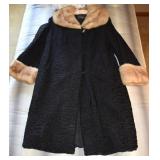 Antique Wagner & Carlsson Persian Lamb & Mink Fur