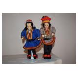 Vtg Ronnaug Petterssen Norwegian Boy & Girl Dolls