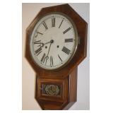 Antique Waterbury Clock Co 8 Day 30hr Wall Clock
