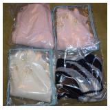 (4) Ladies Vintage Tops w/ Pink & White Marisa
