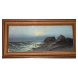 Edward T Gibbs Signed Original Pastel Coastal Dawn
