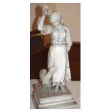 A Michelotti (a.) Carrara Marble Rebekah at Well