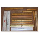 Collection of Vintage Rulers w/ Advertising