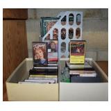 (2) Boxes of Cassette Tapes + Magazines Lot