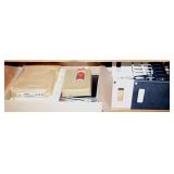 Shelf Contents Lot of: Office Supplies/Storage