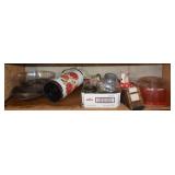 Shelf Contents Lot: Kitchen/Dining Items
