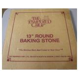 Pampered Chef 13" Round Baking Stone Good/Used