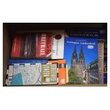 Box Full of Travel Booklets/ Maps+
