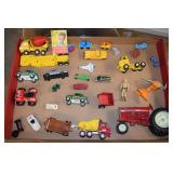 Flat of Vtg Toys w/ Tonka, Star Wars, Case IH,