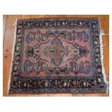 Antique Persian Small / Prayer-style Rug 25.5x24.5
