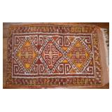 Antique Turkish Yastik-style Small Rug 30 x 19