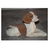 Vtg Sandicast No 199 Brittany Dog Statue 11.5L