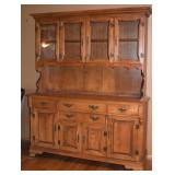 Tell City Young Republic Maple China Hutch 60w x