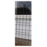 Wrought Iron Garden Trellis 67" Tall