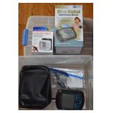 Small Lidded Tote w/ Mabis UltraDigital BP Monitor