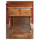 Vtg Kroehler Custom Crafted Drawered Night Stand