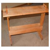 Harrisville Wooden Loom Bench - 28w x 27t