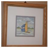 Susan Fouts-Kline "Beachside" Framed Fine Art