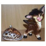 Vtg Ceramic Livingston MT Donkey Souvenir 4.25" +