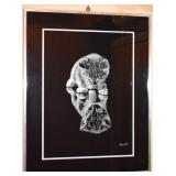 Rudy Droguett Kitten Reflection Framed Fine Art