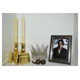 Home Decor lot w/ Battery Op Candles, Keanu