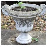 Concrete Double Handled Urn Yard Planter 20t 24w