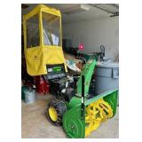 John Deere 1032D W/B Snowblower w/ Attached Cab