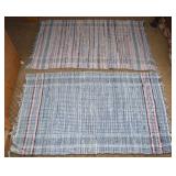 (2) Rag Rugs 39.5 x 23.5 (Slightly) Larger