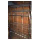 King Long Industrial 6 Tier Metal Rolling Shelf