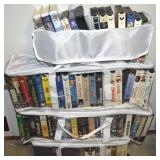 (4) Zippered Bags of VHS Tapes w/ Free Willy Serie