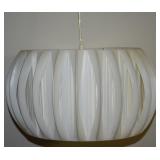 Retro-style Hanging Swag Lamp 13.5" In Diam