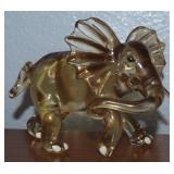 Highly Detailed Blown Art Glass Elephant Figure