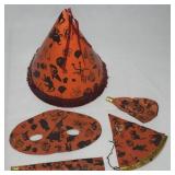 Vintage 5pc Japan Paper & Foil Halloween Party