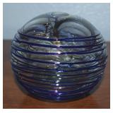 MSH Ash 88 Art Glass Paperweight w/ Applied