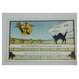Antique Halloween Post Card No 412 6 Designs