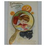 Antique Halloween Embossed Post Card 1911 LSC Ser