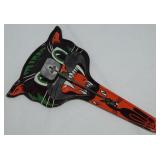 US Metal Toy Co Halloween Black Cat Tin Litho