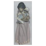 Lladro Porcelain Black Legacy Baby Doll Figure