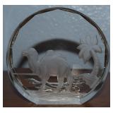 Danbury Mint Wildlife Crystals Paperweight Camel