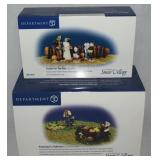 Dept 56 Snow Village Preparing for  Halloween +